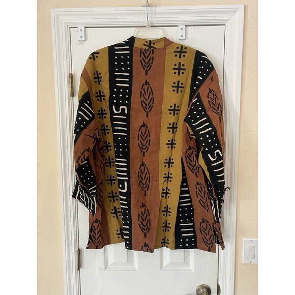 Sam Hilu Reversible Tribal Jacket Size XXL - Picture 2 of 6